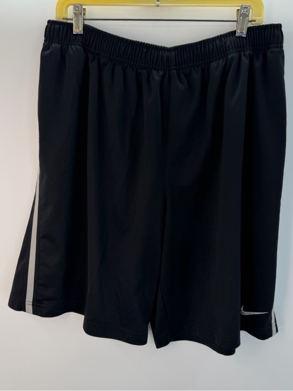 Nike Black Shorts with White Side Stripe